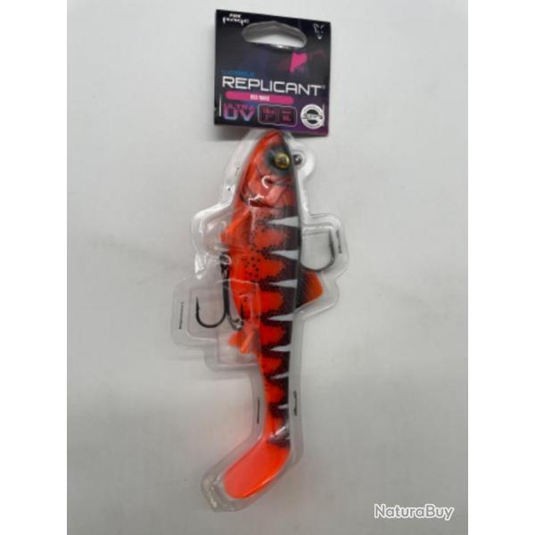 Leurre souple Fox rage replicant wobble  red wake 18cm