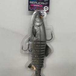 Leurre souple Fox rage replicant jointed Silver baitfish 23cm