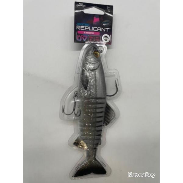 Leurre souple Fox rage replicant jointed Silver baitfish 23cm