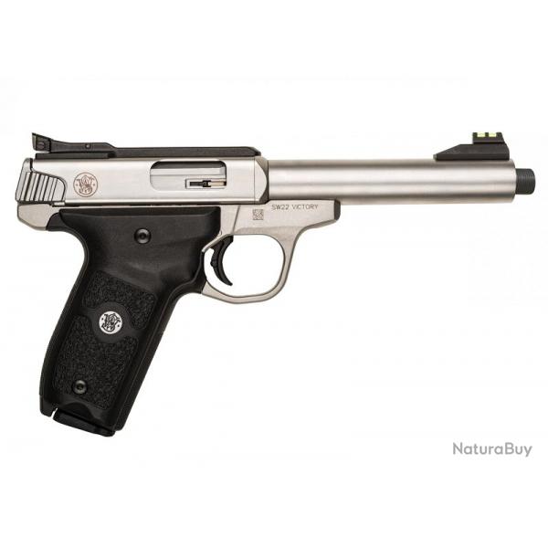 S&W - PISTOLET S&W 22 VICTORY CANON FILETE CAL.22LR 5,5" 10 COUPS