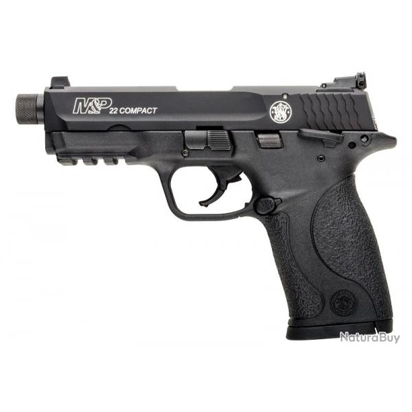 S&W - PISTOLET  M&P22 COMPACT 10 CAL.22LR FILETE 3/8X24