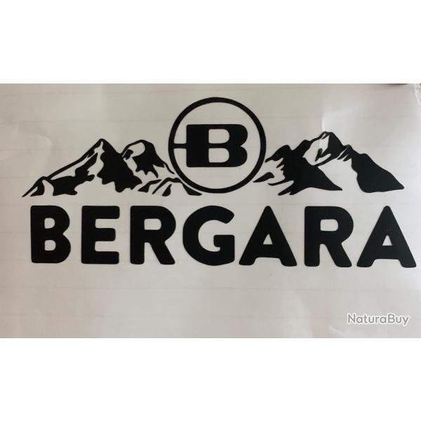 Autocollant BERGARA  vinyles adhsif voiture camping car ou autres chamois mouflon chevreuil. A