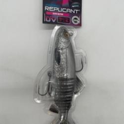 Leurre souple Fox rage replicant jointed Silver baitfish 18cm