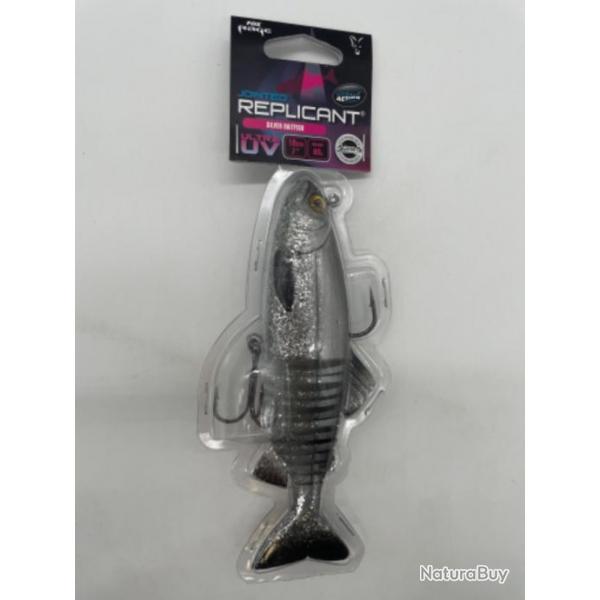 Leurre souple Fox rage replicant jointed Silver baitfish 18cm