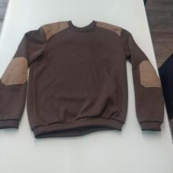 SOLOGNAC PULL 500 MARRON