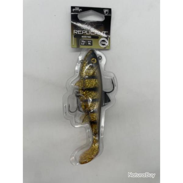 Leurre souple Fox rage replicant wobble golden perch 14cm