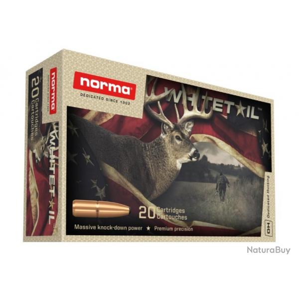 Munitions NORMA 30-06 SPRG 11.7G 180GR WHITETAIL x1 bote