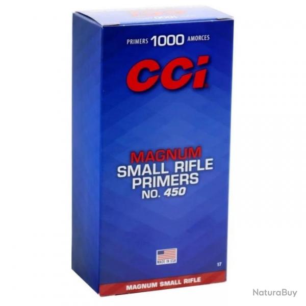 1000 Amorces CCI 450 Small Rifle Magnum