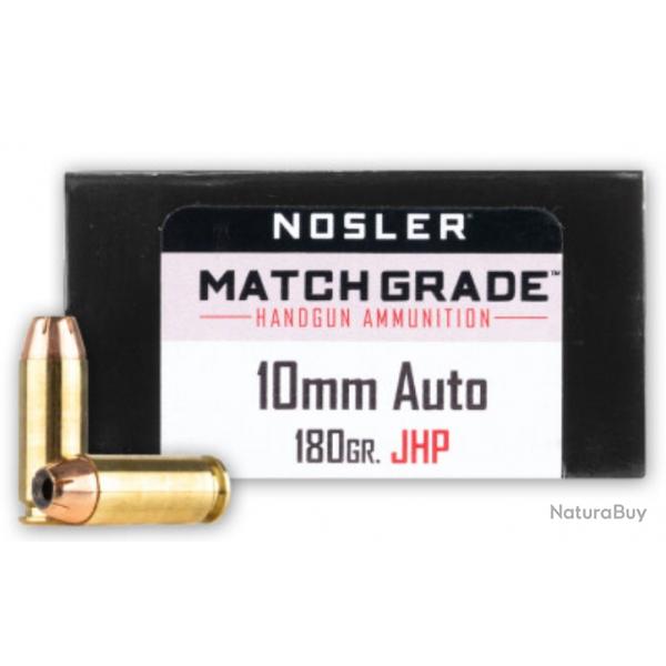 20 Munitions Nosler 10mm AUTO 180gr. JHP