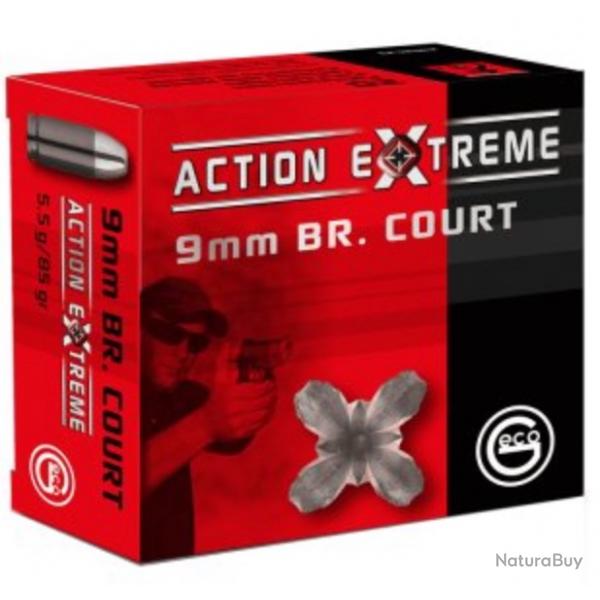 20 Munitions GECO 9mm Br. Court Action Extreme 85 gr