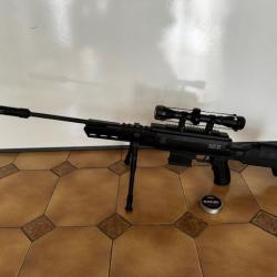 Carabine à plombs Black ops type sniper 4,5mm 19.9 joules