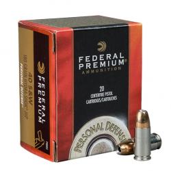 20 Munitions Federal Premium Cal.40 S&W - 180 gr JHP