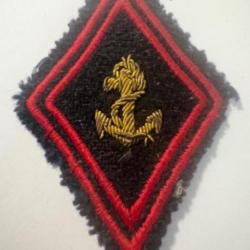 Patch Losange de bras infanterie coloniale - troupe de marine