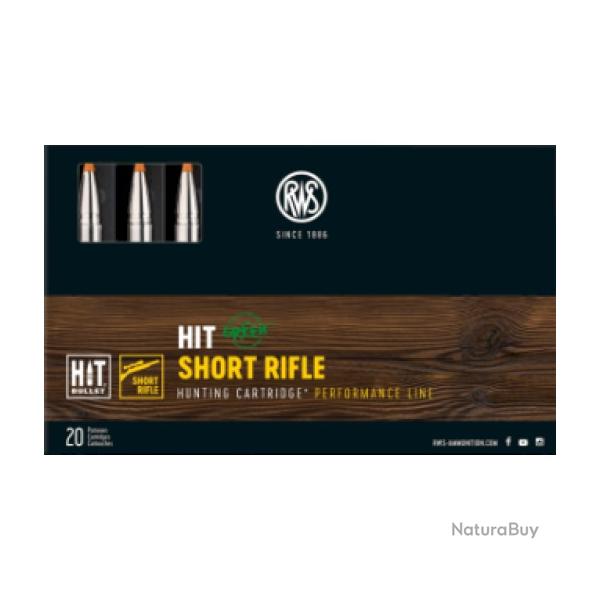 Munitions RWS 30-06 short rifle hit 10.7g 165gr par 20