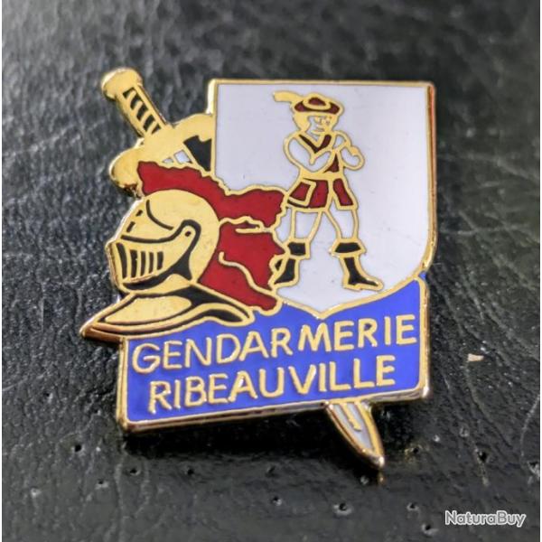 O pins pin's insigne gendarmerie nationale Ribeauville Militaire Militaria armee patch Largeur : 18