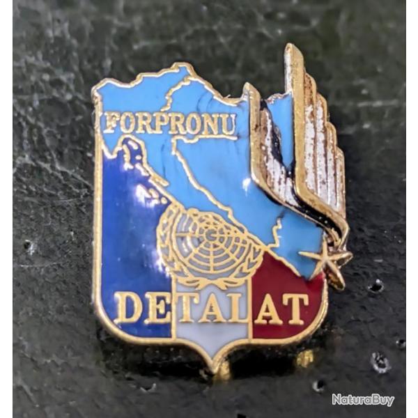 O pins insigne militaire Detalat forpronu bosnie kosovo rhc onu aviation legere Tres bon etat - joli