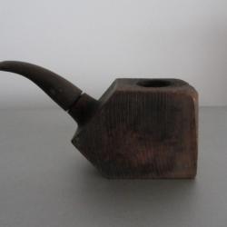 Pipe en bois art populaire 19e siècle