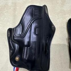 Holster Cuir Noir Glock 19