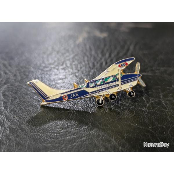 O pins insigne avion gendarmerie nationale Militaire Aviation Legere JAE arme Beau pin's de belle f