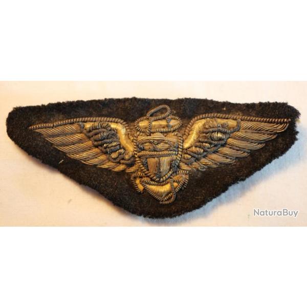 USA aronavale - Brevet d'aviateur Badge Aviator United States Navy  WWII - SDC24INS022