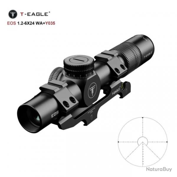 T-Eagle Lunette De Vise EO 1.2-6x24WA  1/2 MOA