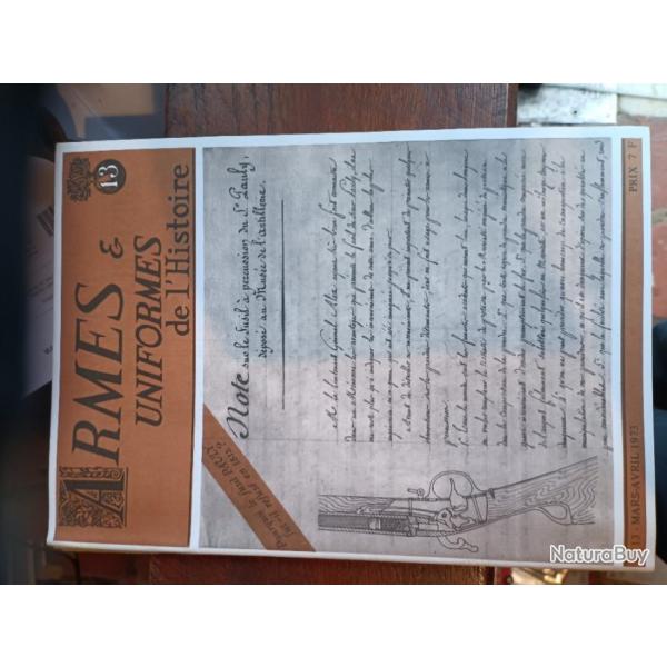 Armes et uniformes numro 13 de 1973