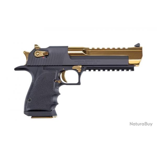 PISTOLET DESERT EAGLE ALU BLACK&GOLD CAL.44 MAG 6"