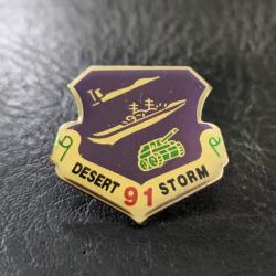 P pins insigne Militaire Guerre du Golf Desert storm 91 lapel pin iraq war badge military Taille : 2