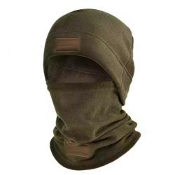 Bonnet + cache cou 1 Euro sans réserve Bonnet Polaire coupe vent spécial hiver chaud