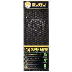 Bas de ligne SMWG Standard Hair 4" Guru 10/0.22mm