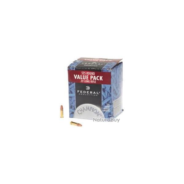 1 boite Federal 22LR VALUE PACK 525 rounds.