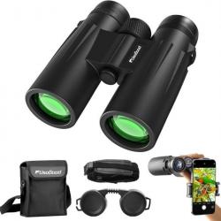 Jumelles 10x42 FMC Prisme BAK4 16,5mm Chasse Observation  Voyage Adaptateur Téléphone  IPX4 Étanche