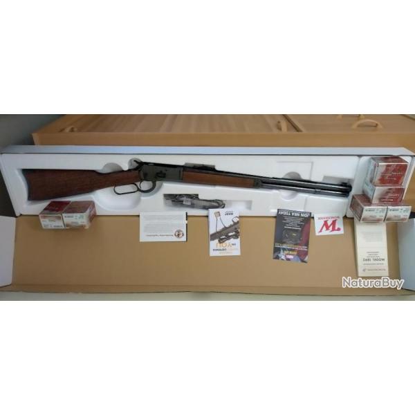 WINCHESTER 1892 CAL 44 REM MAG 11 COUPS (10+1) ETAT NEUF + 5 BOITES  HORNADY LEVEREVOLUTION