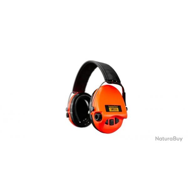 Casque Sordin Supreme Pro X cuir Orange