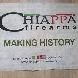 PUBLICITE CHIAPPA ARMES TOILE/TISSU