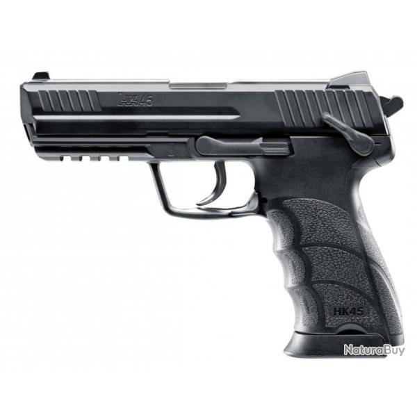 PISTOLET HECKLER & KOCH HK45 BLACK CO2 CAL BB/4.5MM