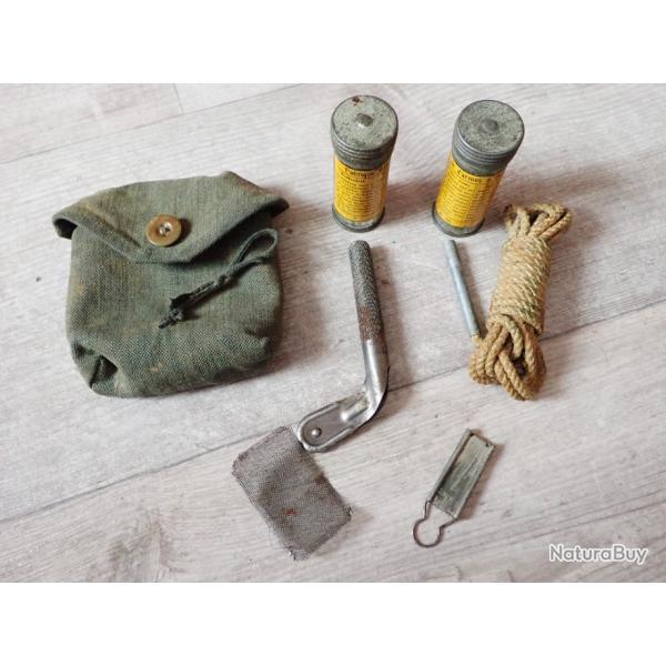 Kit / trousse de nettoyage pour carabine, fusil Suisse - 1889, 96/11, K11, K31