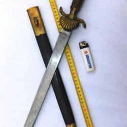 SUPERBE  ANCIENNE DAGUE ALLEMAGNE JAGDMESSER & HiRSCHFäNGER:  wEYESBERG SOLINGEN