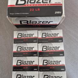 Lot de munitions BLAZER 22lr (X8 boites)