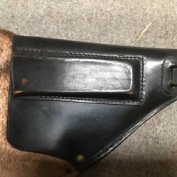 Holster en Cuir pour Revolver MAB modèle B Gendarmerie ou Police