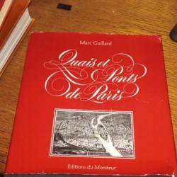 Livre Quais et ponts de Paris Marc Gaillard 1982