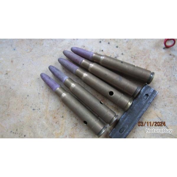 un clip +5 mauser 98k seconde guerre ww2 tte bois mauve 7.92 instruction neutra Allemagne Allemand