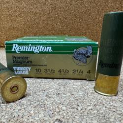 2 Boites REMINGTON PREMIER  CALIBRE 10, 89MM, 63 GRS, PB 4 (BTE DE 10)