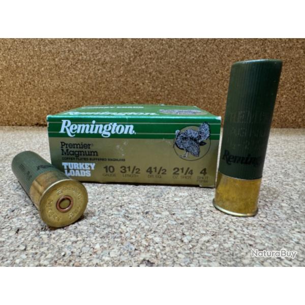 2 Boites REMINGTON PREMIER  CALIBRE 10, 89MM, 63 GRS, PB 4 (BTE DE 10)