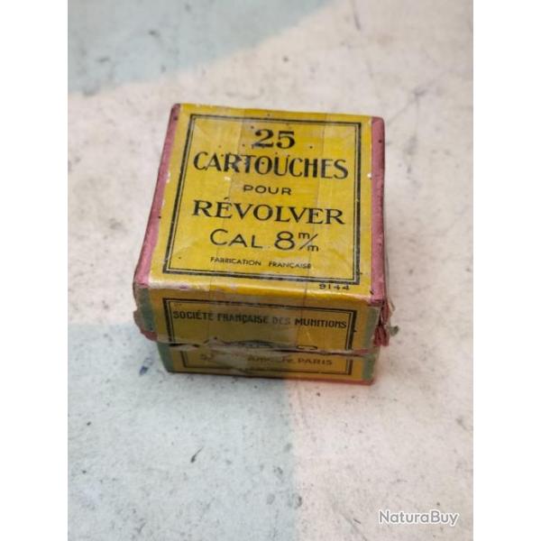 Ancienne boite GG de 25 cartouches 8mm modele 1892