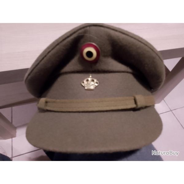 Superbe casquette arme belge marquage A.B.L 1987 mitin 56 infanterie