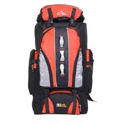 Sac À Dos Ultra luger 90L De Randonnée pliante Camping en Plein Air Alpinisme Escalade Rouge