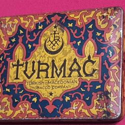 Boite vide cigarettes TURMAC Turques macédonienne front d'Orient Coloniale