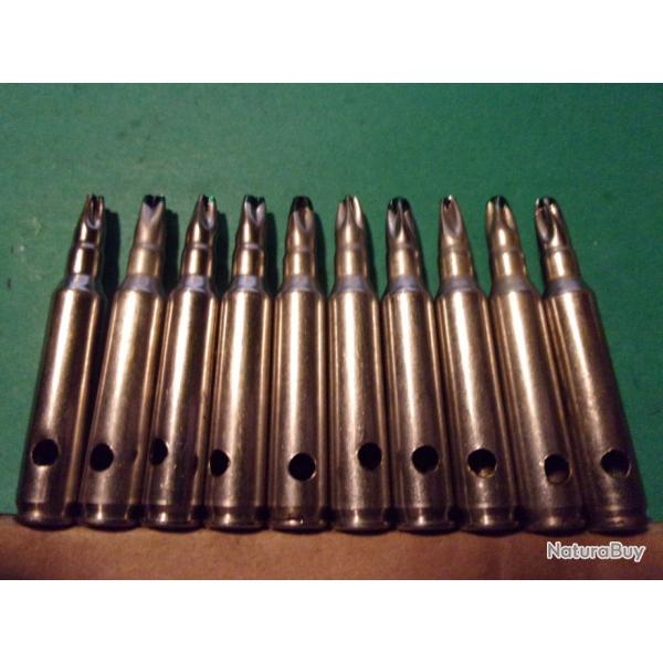 10 munitions  blanc 5,56x45 arme Franaise divers dates tui nickel, neutralises