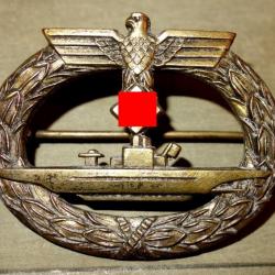 INSIGNE DE U-BOOT ALLEMAND de la SECONDE GUERRE.  /8732